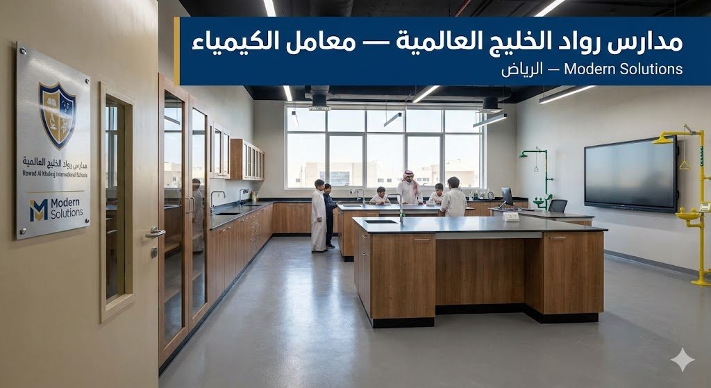مدارس رواد الخليج العالمية — معامل الكيمياء