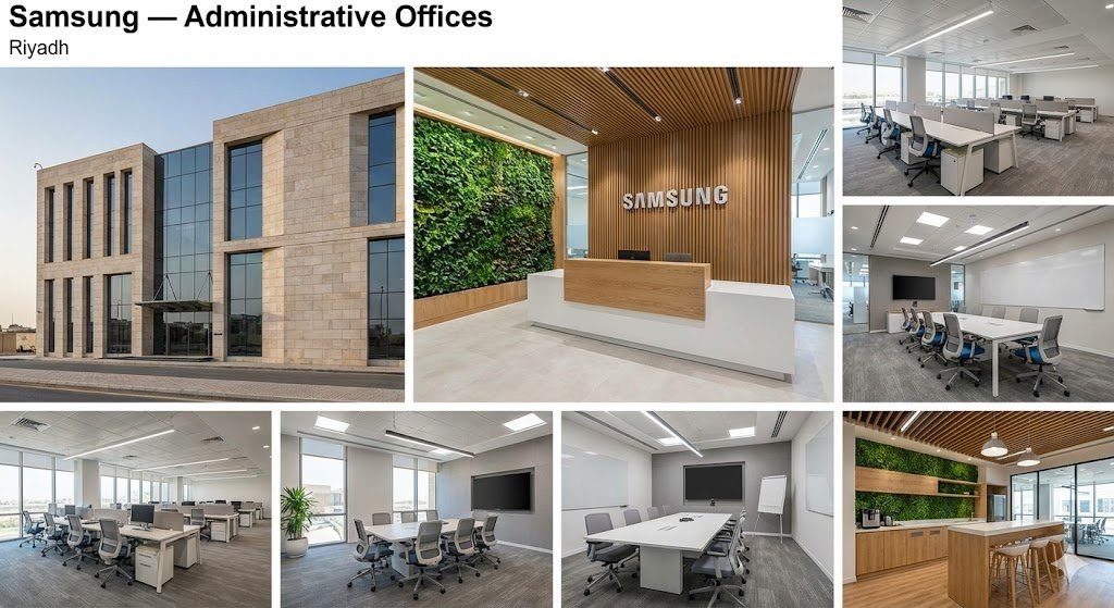 شركة سامسونج — مكاتب إدارية